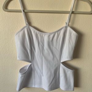 White Crop Top